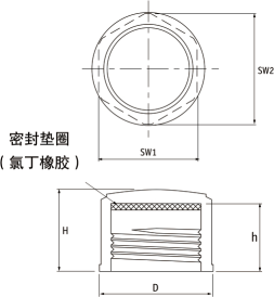 Threaded Cap LWC-1815